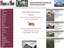 Tablet Screenshot of hausundhof.co.at